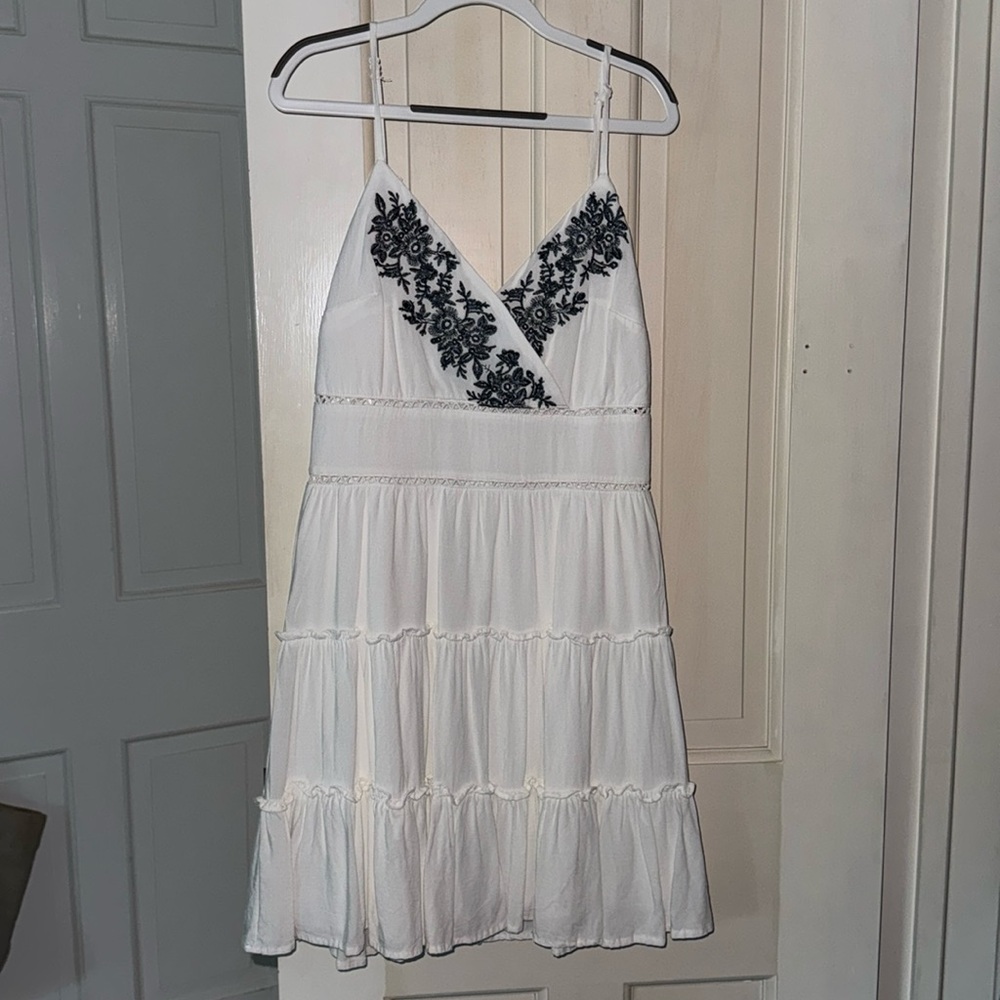 mi ami white floral sundress